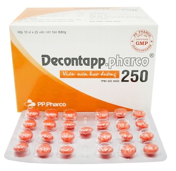 Decontapp.pharco 250, Hỗ trợ giảm các triệu chứng tê thấp, đau mỏi